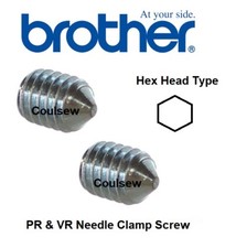 2 x BROTHER NEEDLE CLAMP SCREW