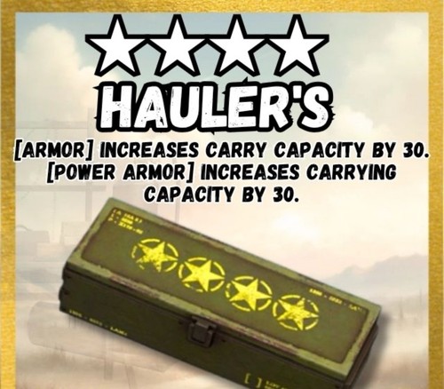 Fallout items haulers mod - 76,