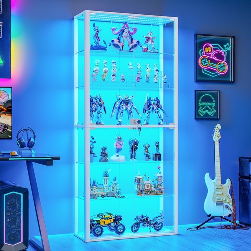 Tier glass display cabinet - 6-tier,