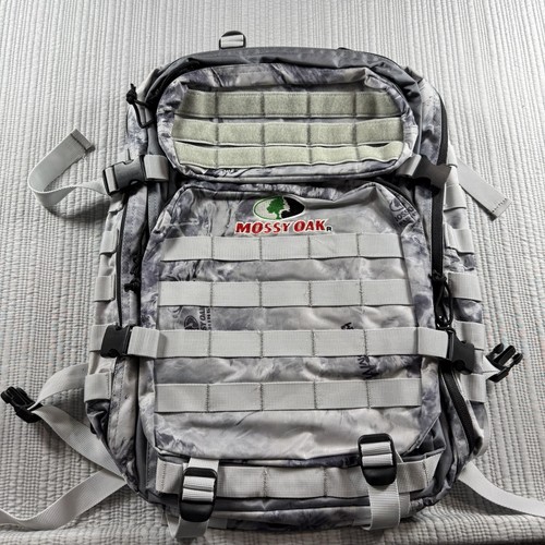 Mossy oak molle backpack - backpack, gray