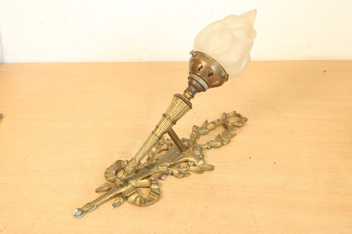 Vintage brass flame - vintage,
