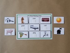 CVC Word Matching Game