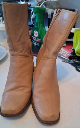 Womens ankle boots beige - ankle,
