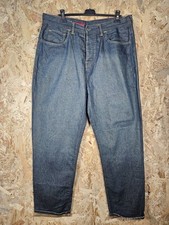 Marc Ecko Embroidered Relaxed Loose Baggy Skater Hip Hop Jeans Size 38 