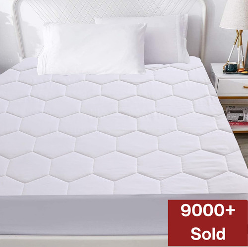 Quilted mattress protector - quilted,