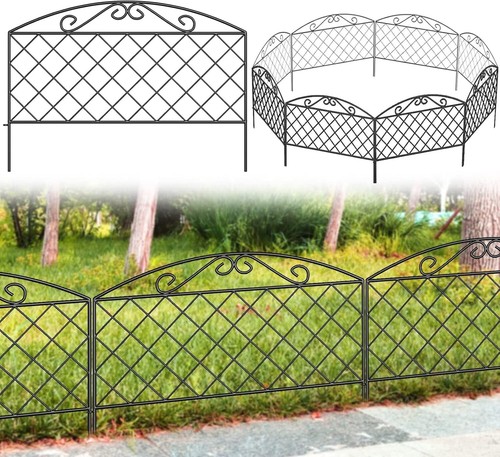 Decorative garden fence - garden,