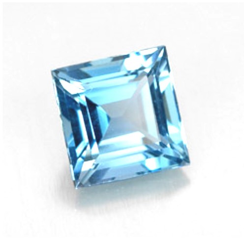 Natural sky blue topaz 5mm - sky, x