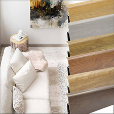 PVC 2.5m SKIRTING BOARD & ACCESSORIES Cable cover Flexible edges VARIOUS COLORS