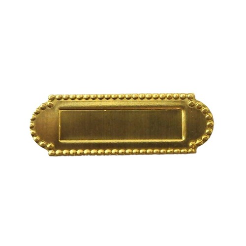 Dolls house brass mail - house,