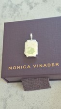 Monica Vinader  Sterling Silver signature Locket PRE-ENGRAVED