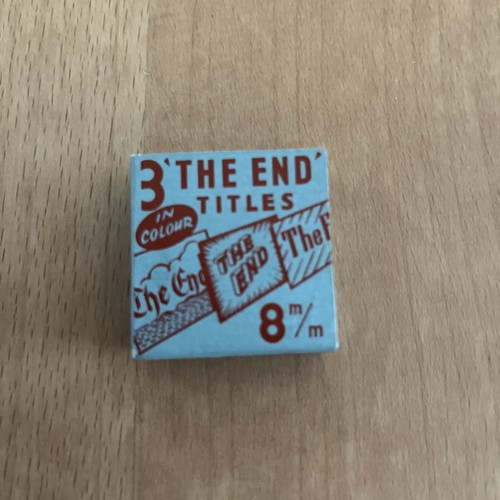 8mm film the end - film, end’