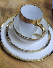 24 PCS White Ceramic Dinner