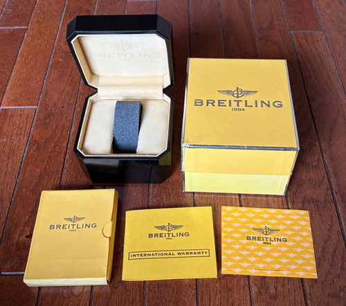 Breitling empty watch - watch, box