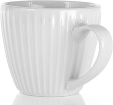 Pack of 6 Coffee Plisse Mugs