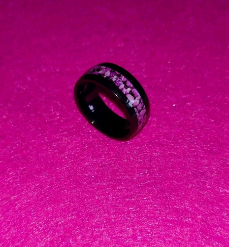 Ladies pink ring black - pink,