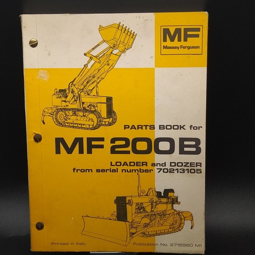 Massey ferguson parts book - parts,