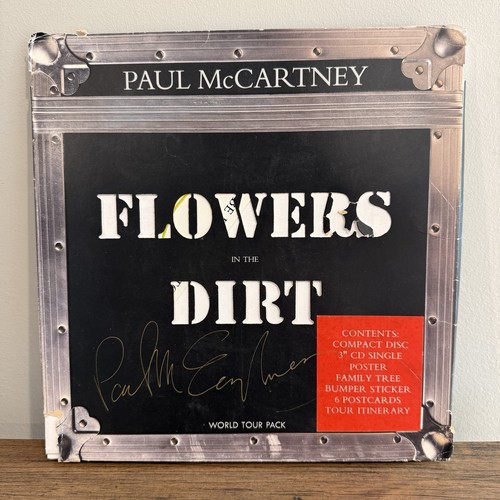 Paul mccartney signed - mccartney, flowers