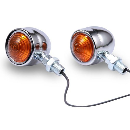 Small 12v chrome bullet style - small,