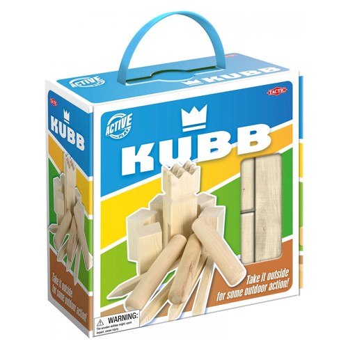 Kubb outdoor wooden - wooden, skittles