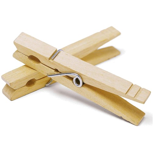 Natural wood clothespins 400 - -,