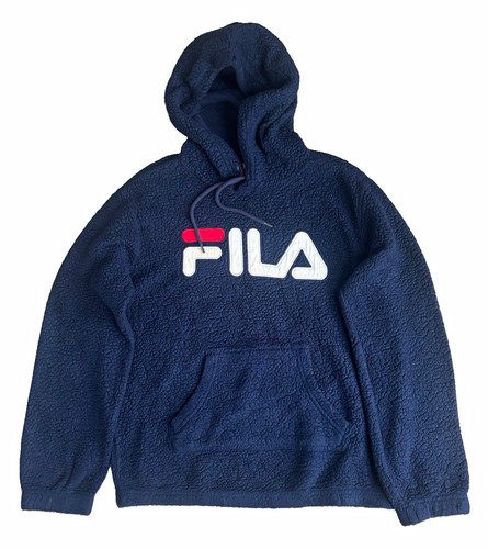 Fila blue cotton blend fleece - fila,