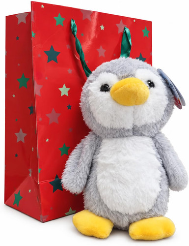 Christmas penguin plush - christmas,