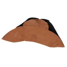 1x Tricorn Novelty Cloth Vintage Pirate Hat for Men Women Travel Cosplay