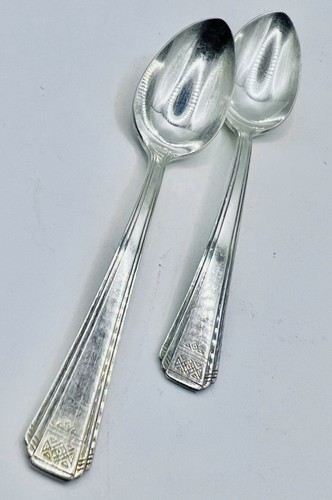 Set antique silver - of,