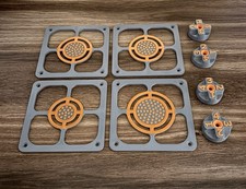 4 Premium Mud Kitchen Cooker Rings & Knobs – Kids DIY Play Kitchen Accessories 