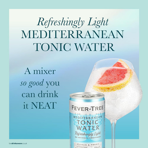 Fever tree refreshingly light - refreshingly,