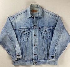Vintage Levi’s Denim Trucker Jacket 70507 0214 Made in USA Size S