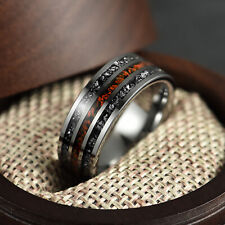 8mm Silver Tungsten Ring -