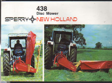 New Holland "438 Disc Mower" Brochure Leaflet