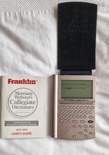 Franklin Merriam Webster's Collegiate Electronic Dictionary Model SCD-1870A
