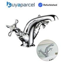 Mira Showers Victorian Virtue Monobloc Basin Tap Traditional Chrome Crosshead