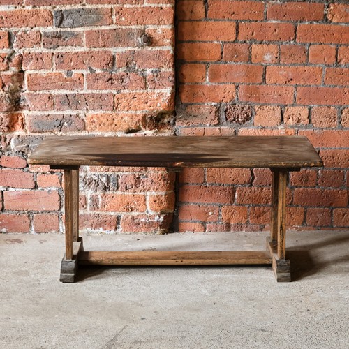 Antique oak coffee table