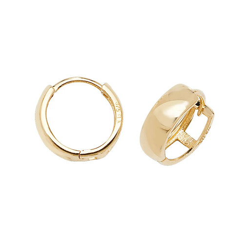 Hinged earrings 9ct yellow - 9ct,
