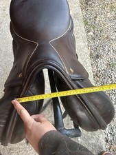 Kruger 17.5" Brown Jump Saddle