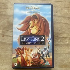 The Lion King 2 - Simba's Pride VHS Video Tape Walt Disney Very Good Condition 