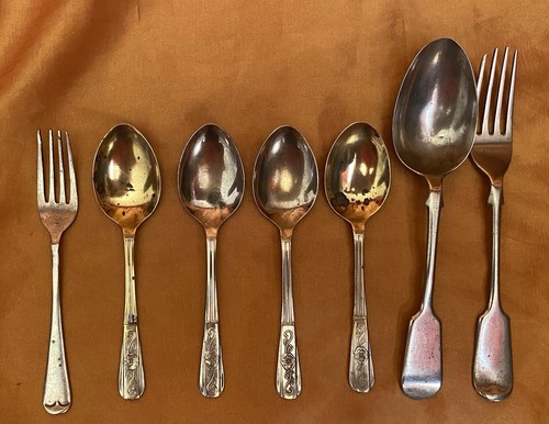 Various cutlery spoons forks - cutlery,
