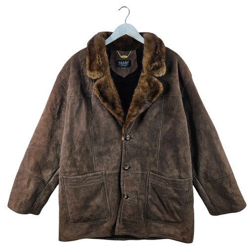 Nizzo sheepskin coat mens - nizzo,