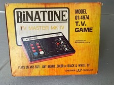Vintage BOXED Binatone TV Master MK 4 IV Model 01 4974 TV Game Console Works