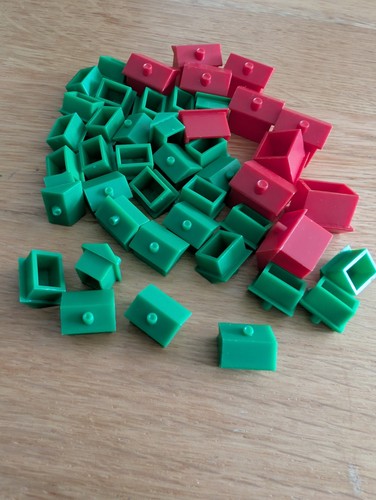 Vintage monopoly house - vintage,