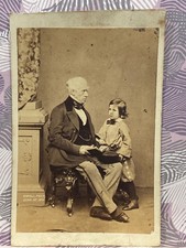Rare antique cdv photo Lord Henry 1st Baron Brougham & Vaux by Mayall of London