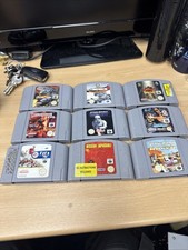 9x Nintendo N64 Vintage Games Carmageddon, Star Wars, Shadow Man 