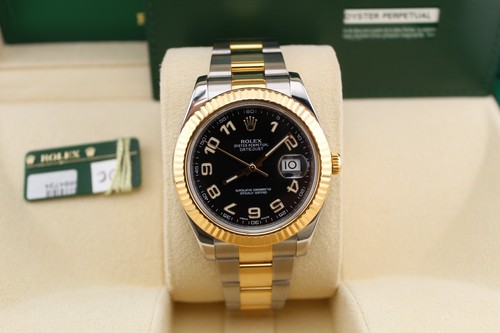 Rolex datejust black dial - ii,