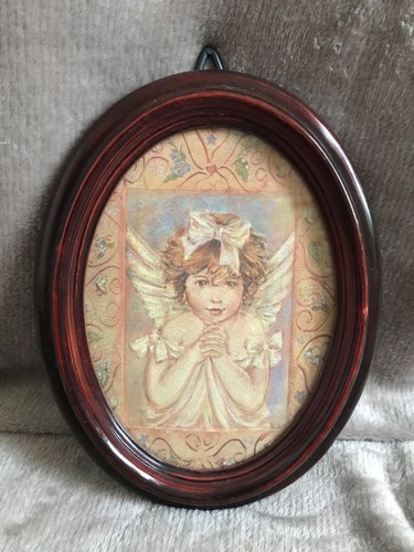 Vintage oval photo frame - vintage,