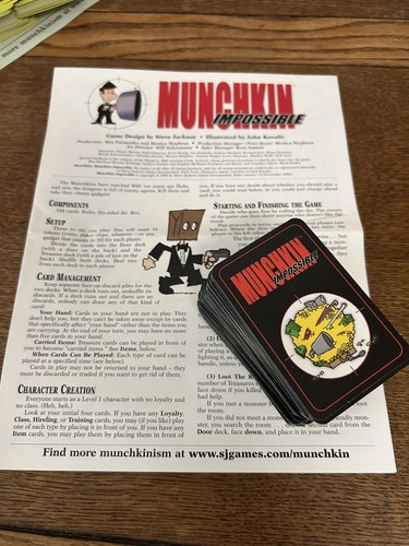 Munchkin impossible card game - impossible,