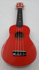 Premiere Mahalo Ukulele Wooden Red 4 String Left Handed With Mahalo Case 54CM