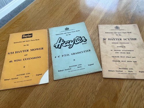 Vintage hayter lawn mowers - hayter,